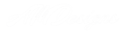 White AMDesigns Logo