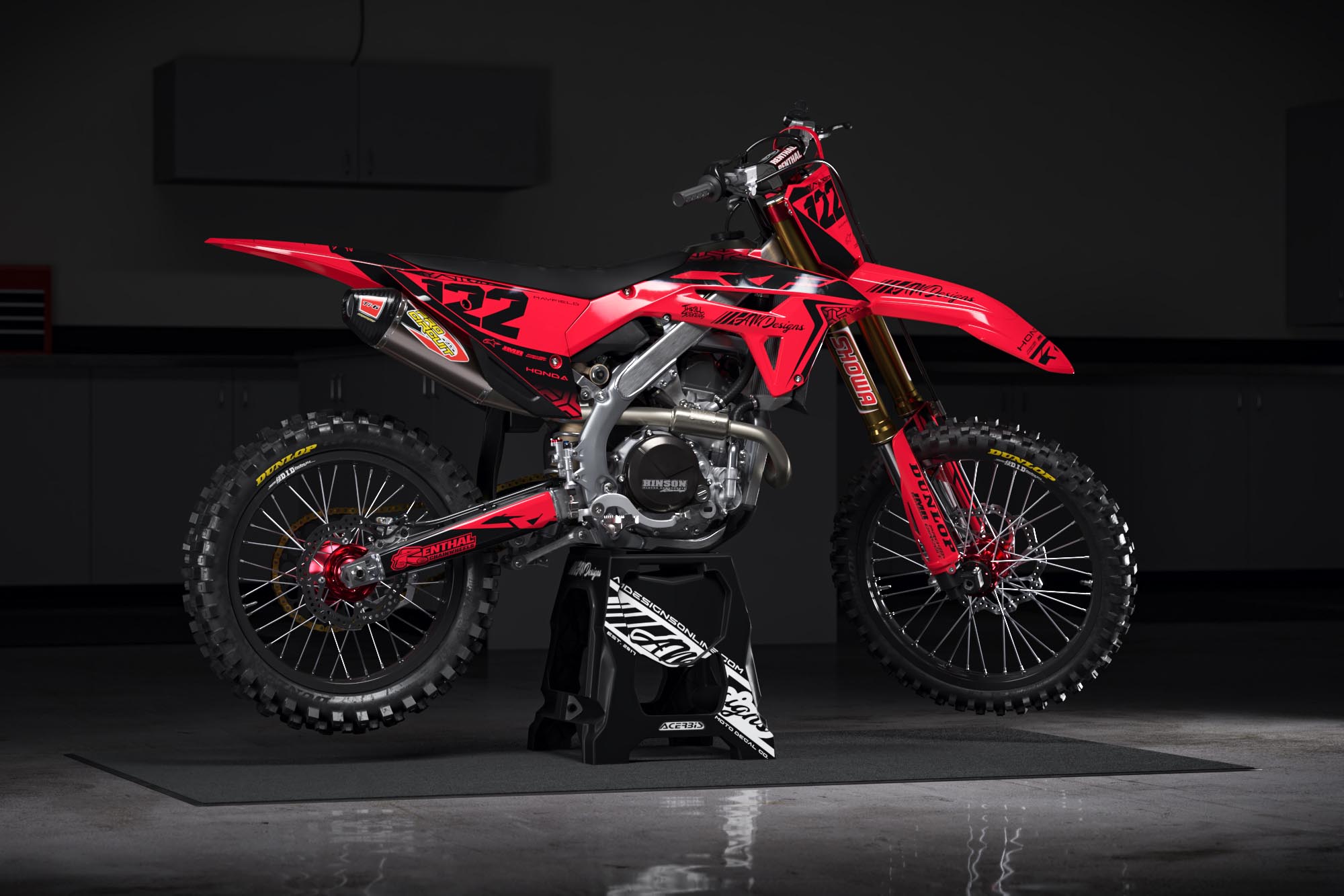 HONDA - CRF O3 Graphics Kit - Image 2