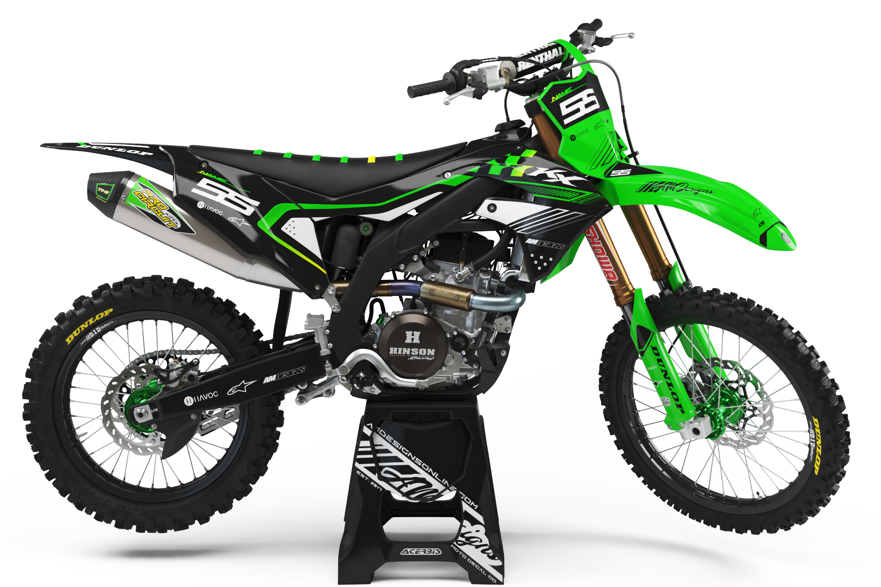 KAWASAKI - KX Redemr Series Graphics Kit