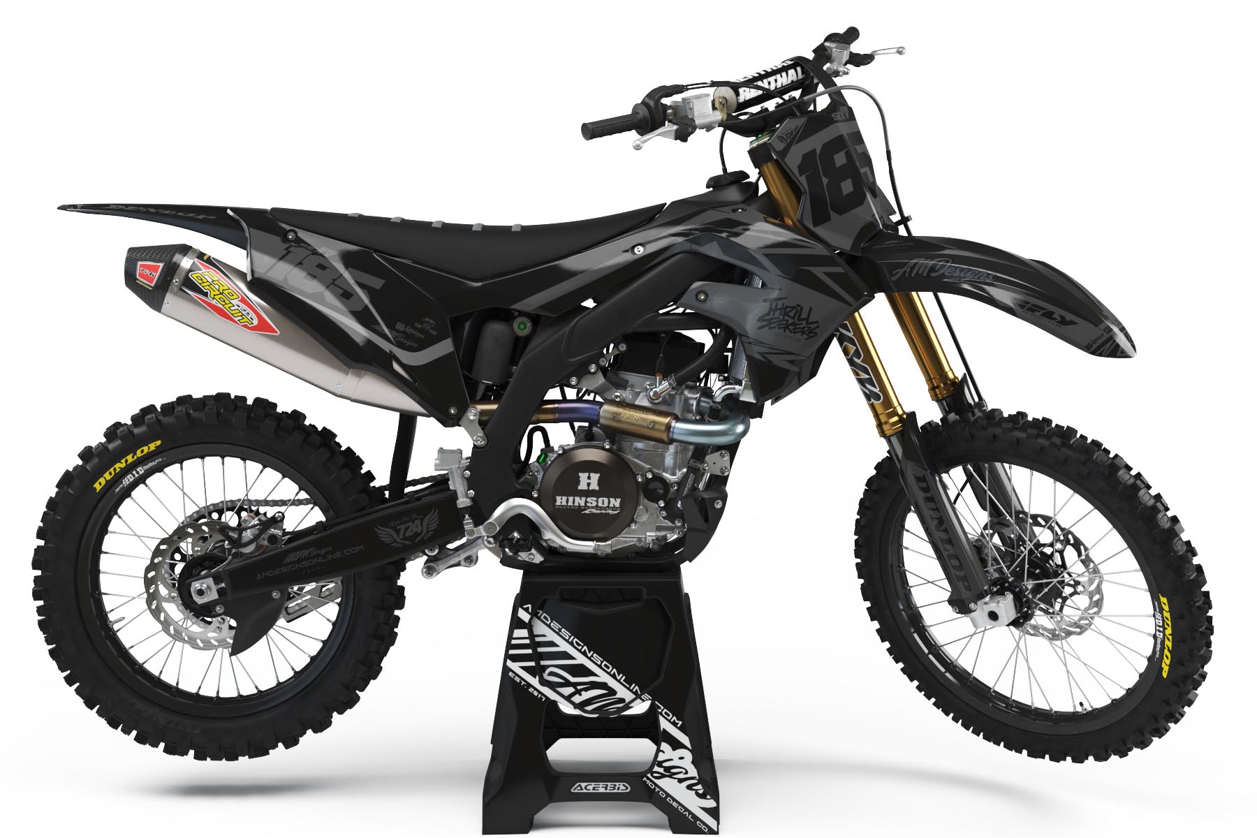 KAWASAKI - KX O2 Graphics Kit | AMDesigns Online