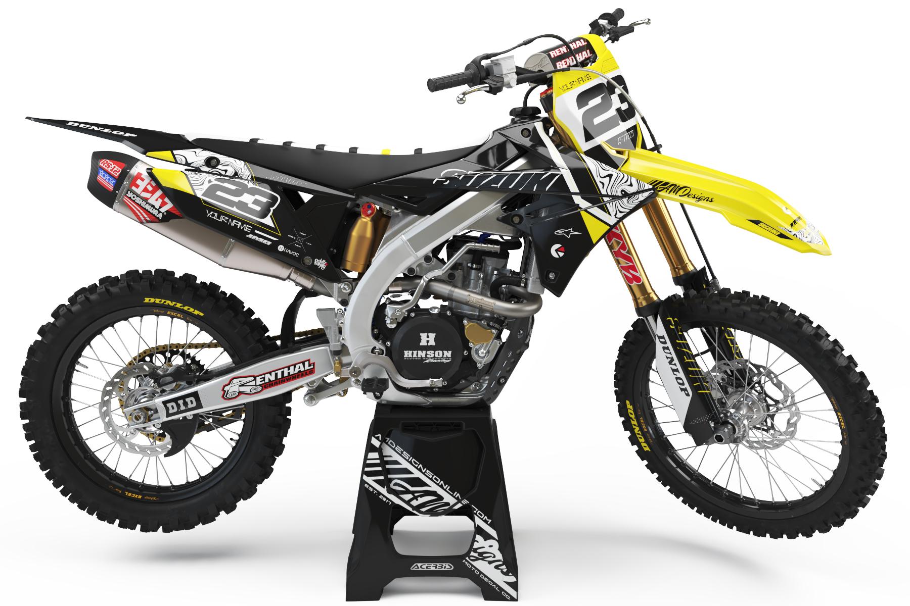 SUZUKI - TOPOGRAPHICAL SERIES Graphics Kit